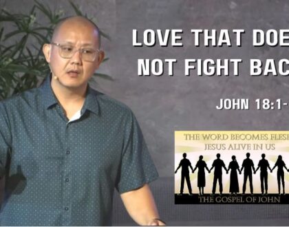 Love That Does Not Fight Back (John 18:1-18)