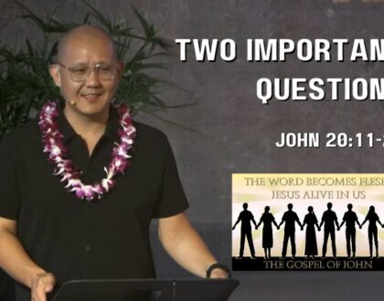 Two Important Questions (John 20:11-23)